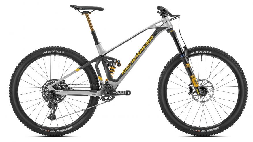 Mondraker Superfoxy RR カーボンフレーム M MONDRAKER Superfoxy Carbon RR, racing silver/carbon/yellow